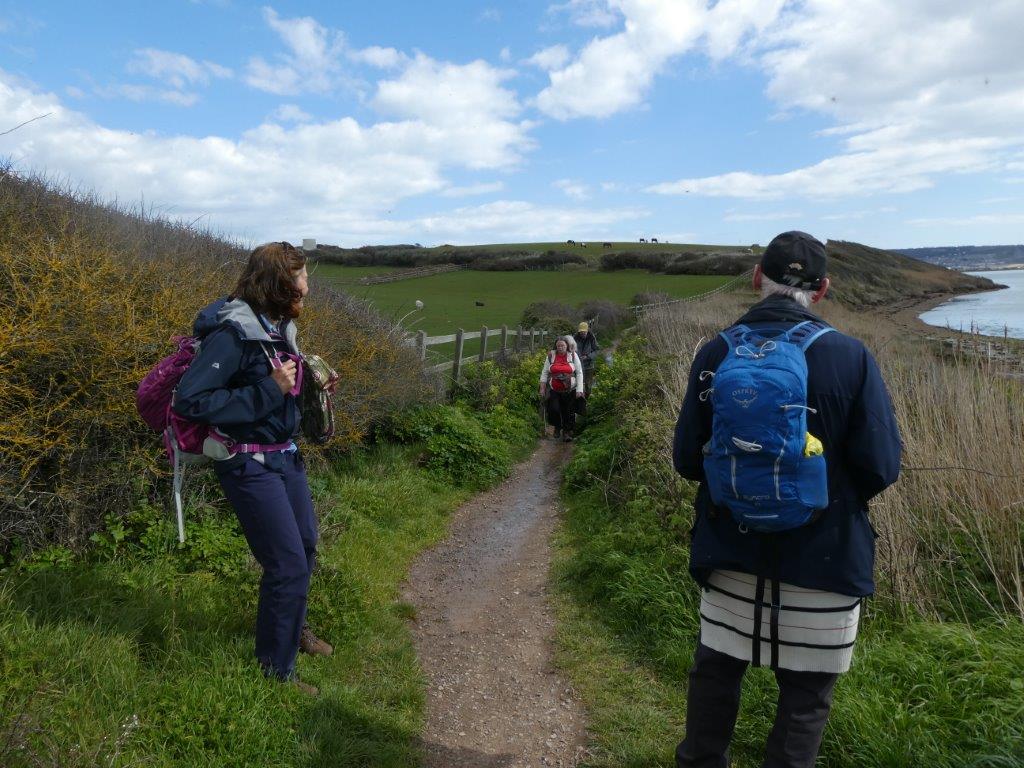 On the coast path